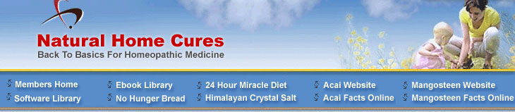 Natural Home Cures Banner