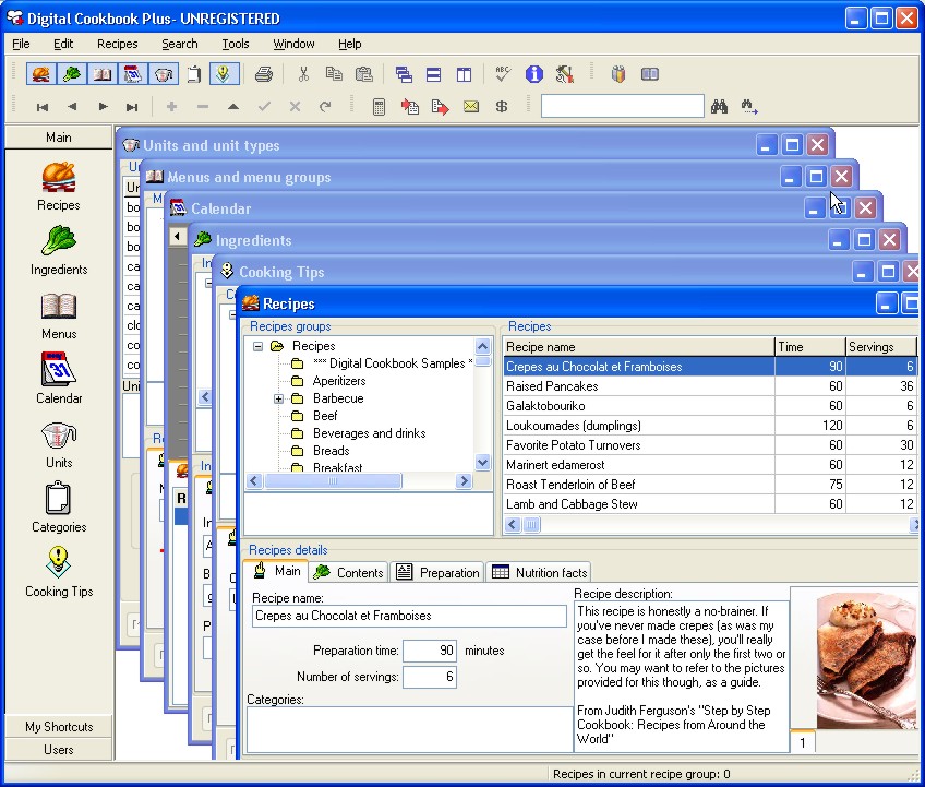 Digital CookbookBy Screen Image